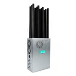 Silver gray mobile phone jammer for wifi GPS