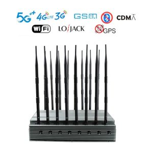 Best anti wifi signal jammer jamming 5G GSM GPS frequency