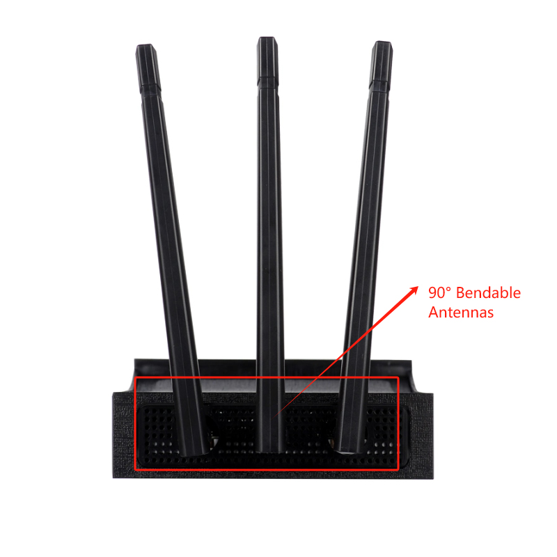 wi-fi signal blockers 90° bendable antennas