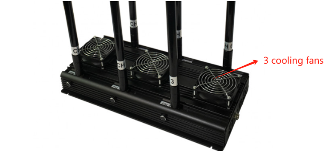 High power cell blocker 3 cooling fans