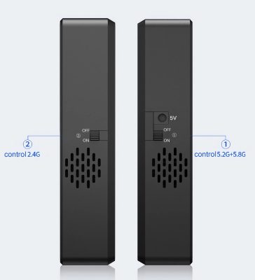 Double switch bluetooth WiFi jammer