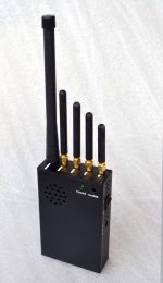 Cellular cell jammer with LED indicator