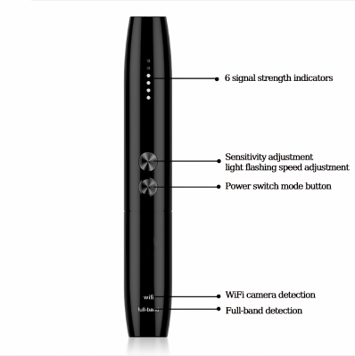 Pocket eavesdropping signal detector