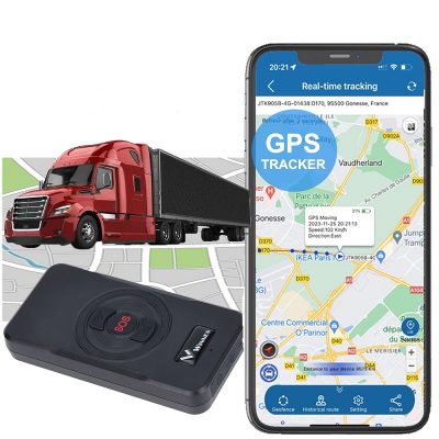 Real-time GPS positioning tracker for trucks