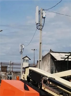 Fixed Jammer installed on an outdoor antenna pole