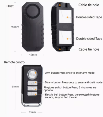 Easy-to-install Warning System