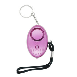 Keychain personal safety alarm device