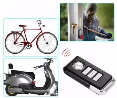 Vibration sensing car and home dual-purpose alarm